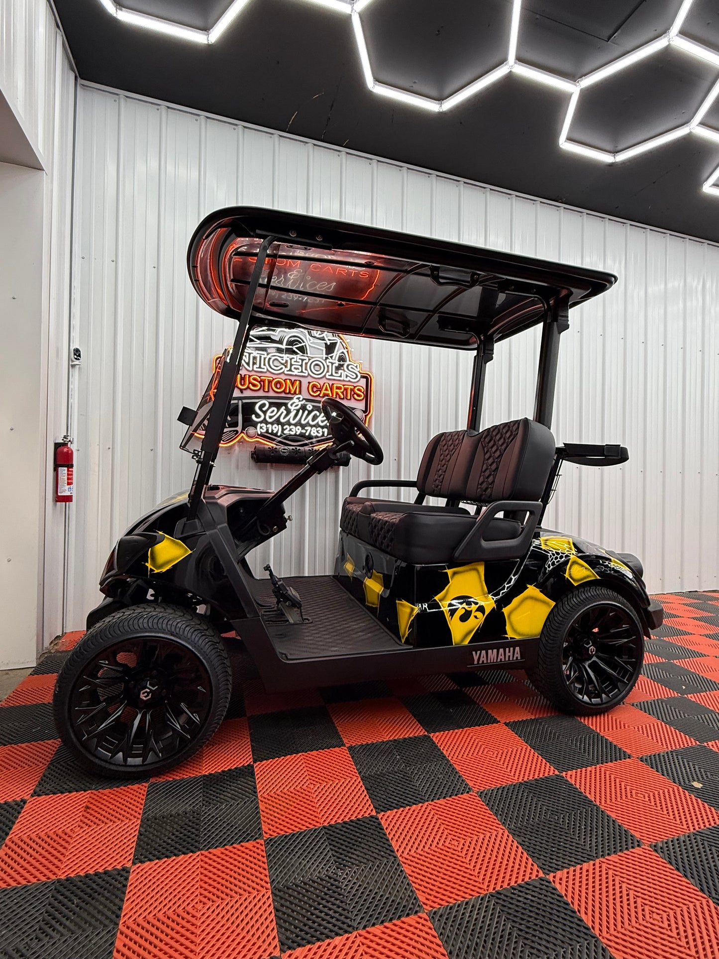 Yamaha AC Lithium Golf Cart(Hawkeye Edition) Street Legal Kit & Luxury