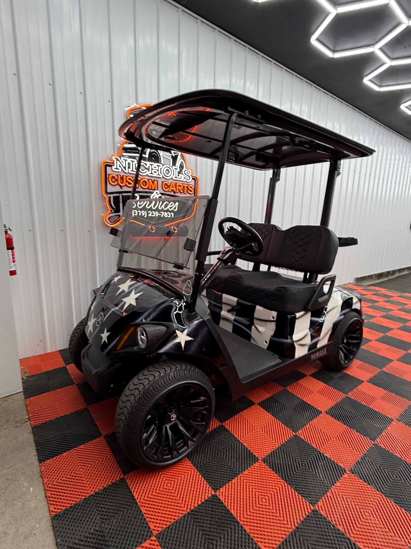 2022 Yamaha Gas EFI QT(American Flag Edition) Luxury Seat & Street Legal Kit