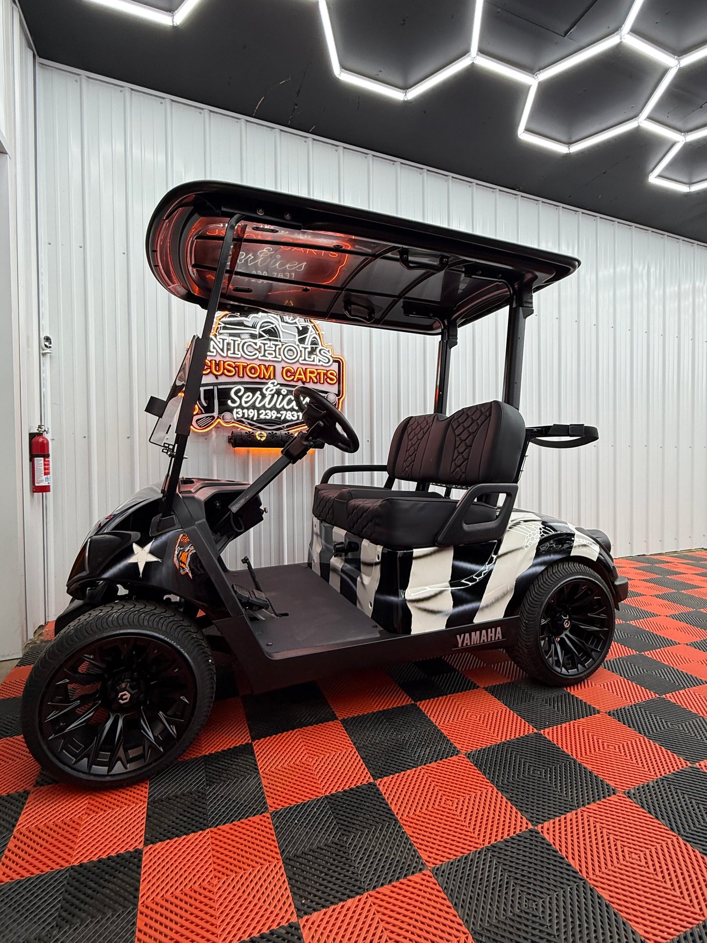 2022 Yamaha Gas EFI QT(American Flag Edition) Luxury Seat & Street Legal Kit