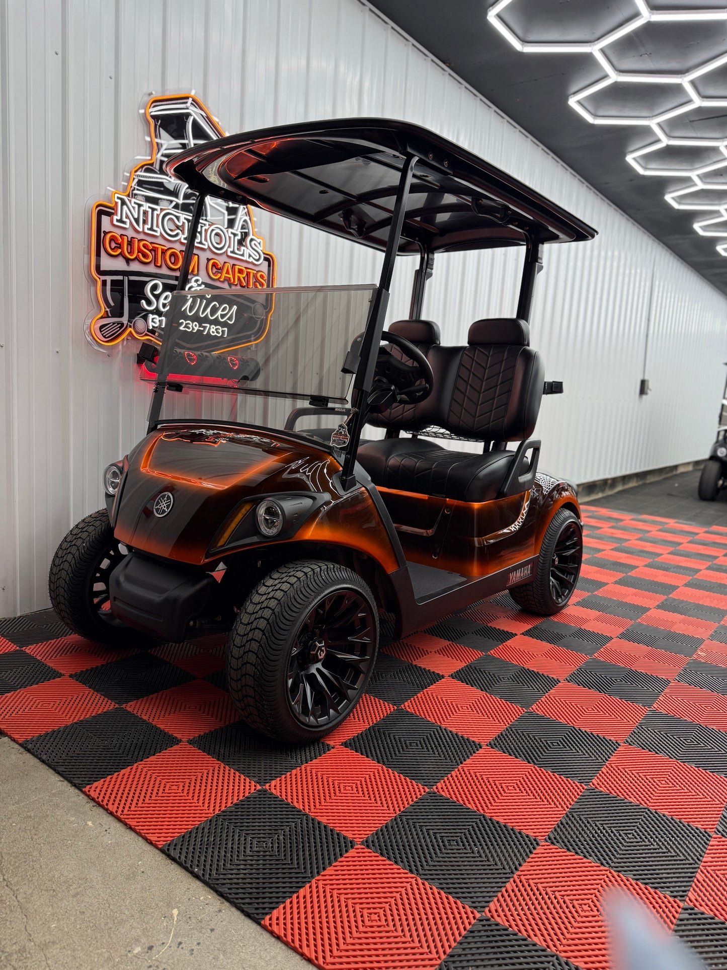 Yamaha Gas EFI QT(Black & White American Flag Edition) Luxury Seat & Street Legal Kit 2022
