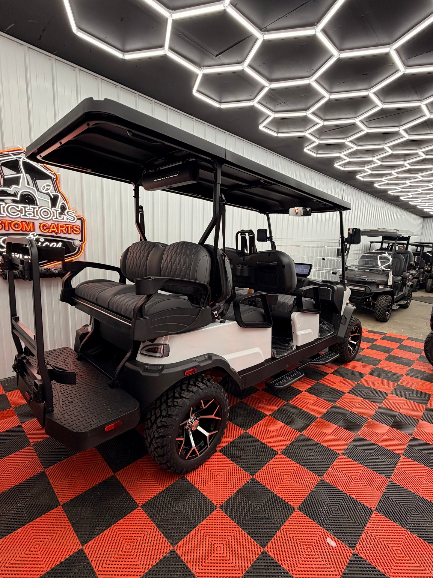 PRE ORDER ONLY NEW Denago Rover XL6 Passenger Golf Cart Lithium White (36 0% Financing Available)