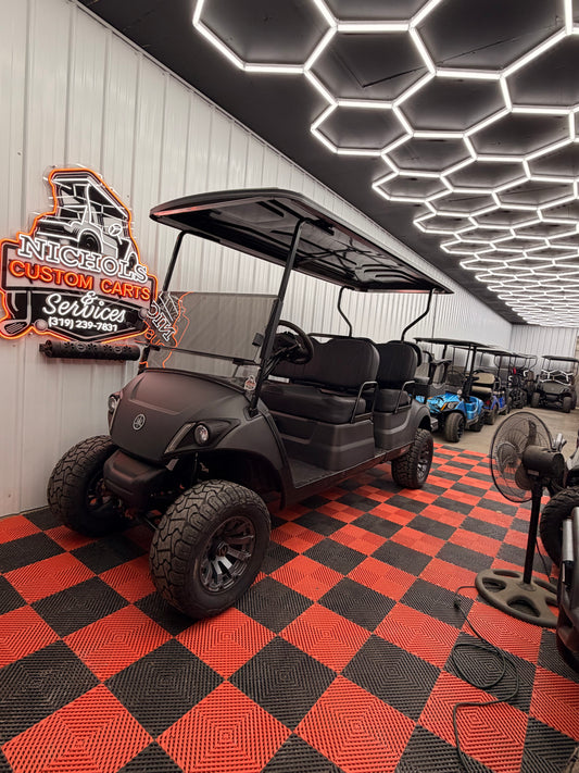 Yamaha Gas EFI QT PTV 6 Passenger Golf Cart( Luxury & Loaded)