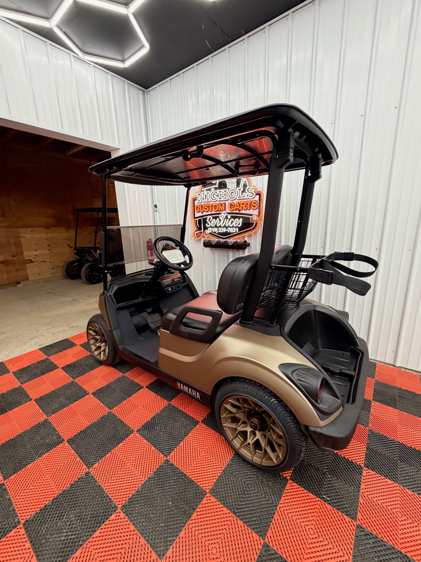 2022 Yamaha Gas EFI(Matte Gold & Street Legal Kit)