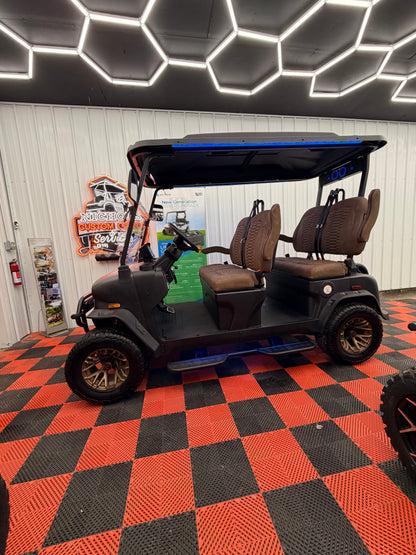 NEW Denago Rover XL 4 Passenger Golf Cart Lithium Matte Black Luxury (48 Months 0% Available)