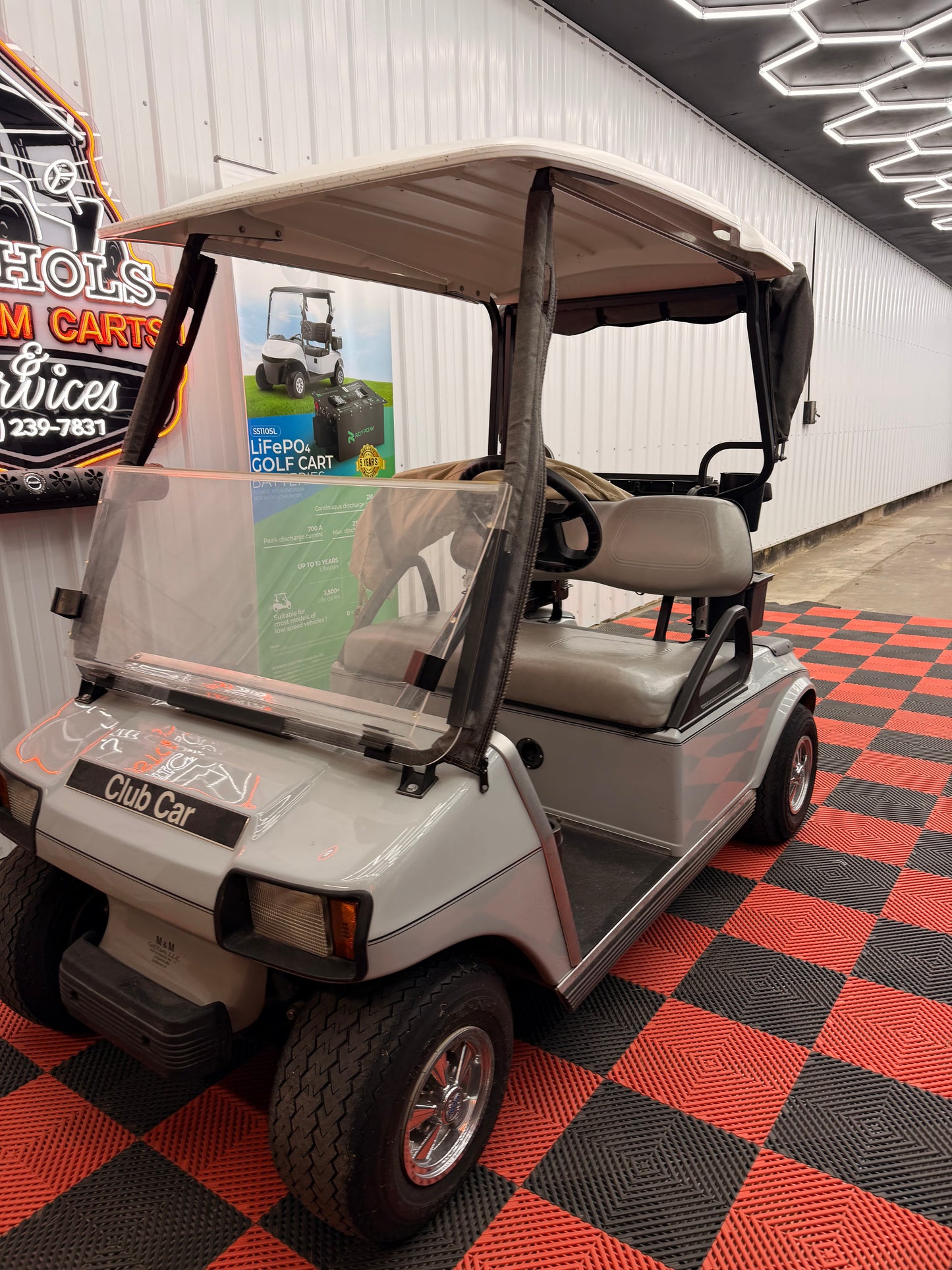 2002 Club Car 48V Loaded Golf Cart