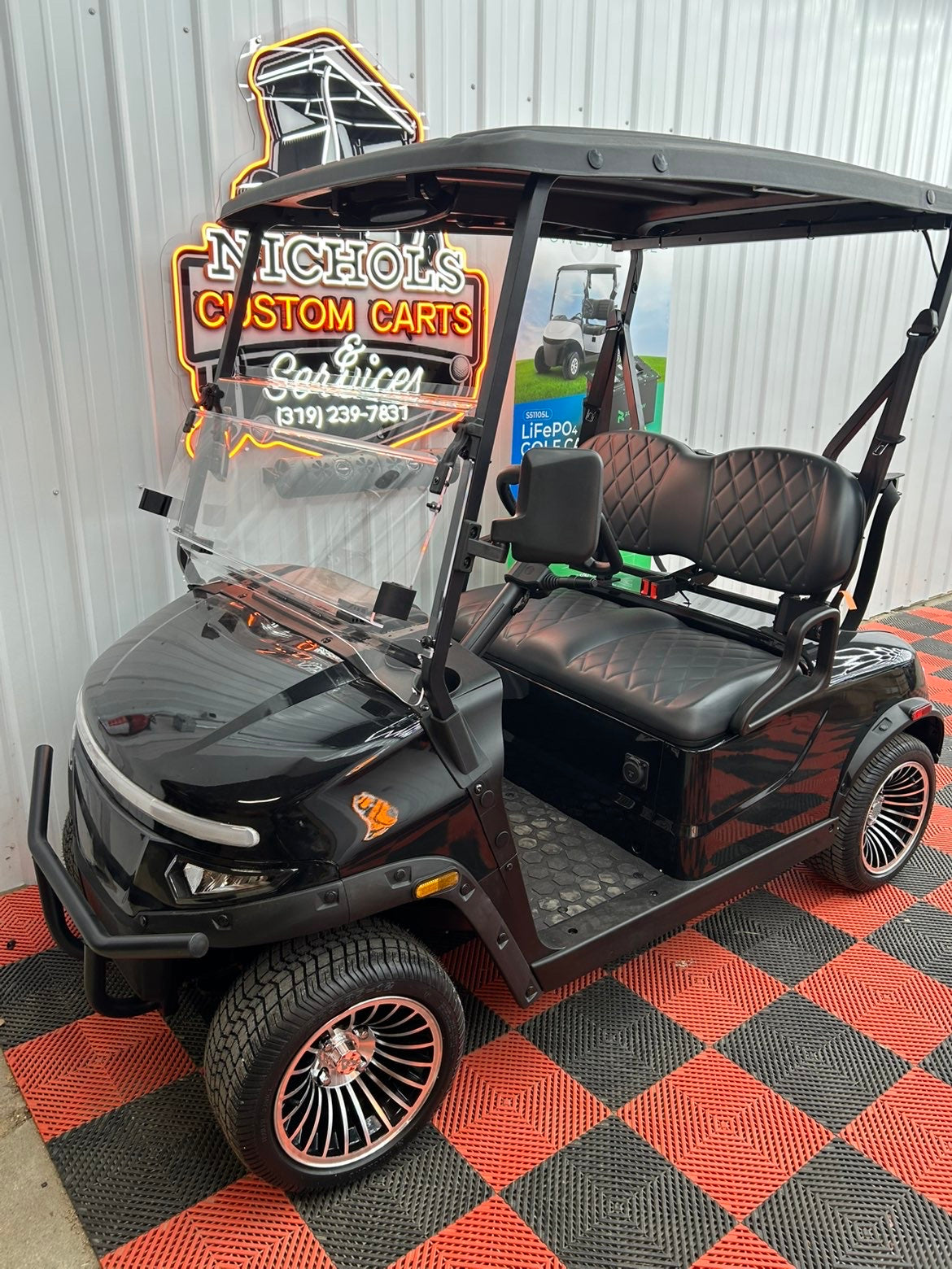 2026 Denago Lithium Scout Golf Cart NEW(Black & Grey)