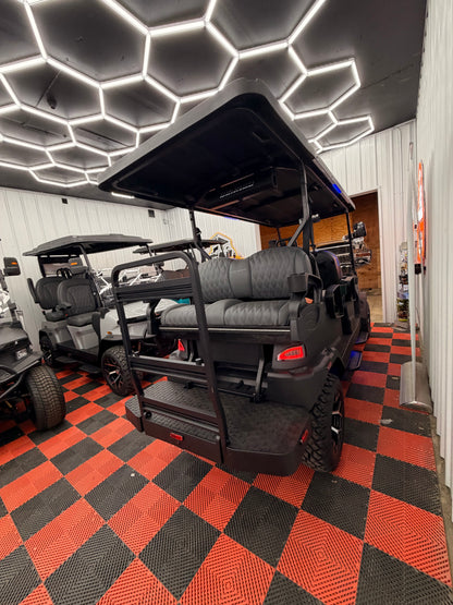 2026 NEW  Denago Rover XL6 Passenger Golf Cart Lithium Matte Black (48 0% Financing Available)