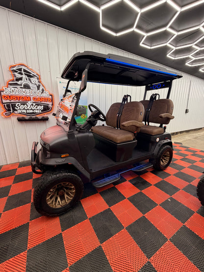 NEW Denago Rover XL 4 Passenger Golf Cart Lithium Matte Black Luxury (48 Months 0% Available)