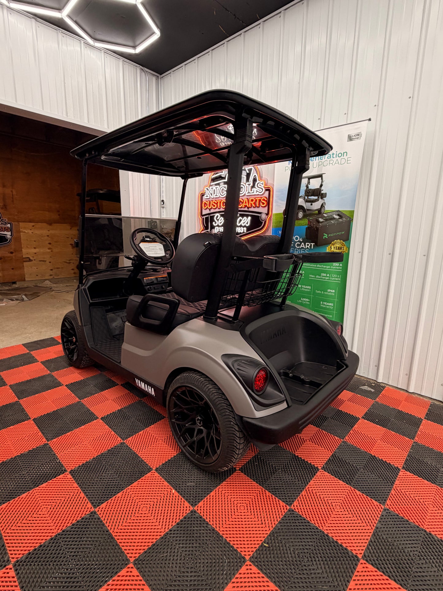 2022 Yamaha Gas EFI (Matte Titan)Street Legal Kit & Luxury Seat