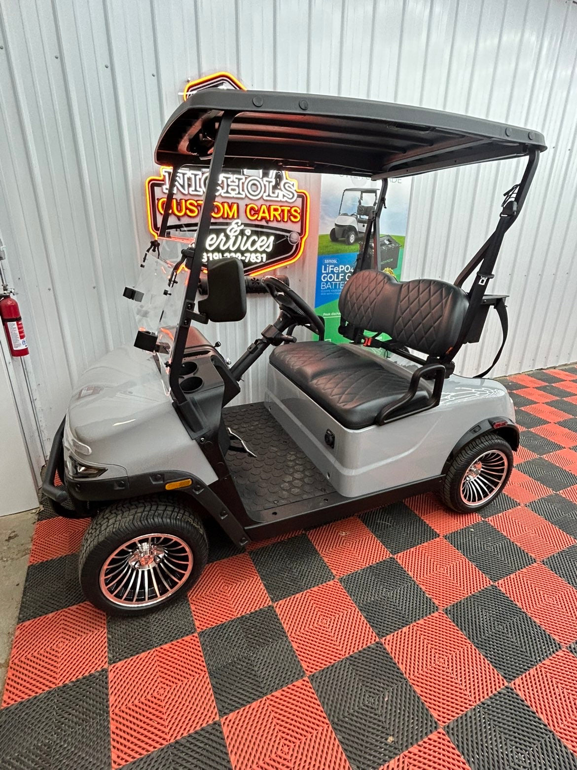 2026 Denago Lithium Scout Golf Cart NEW(Black & Grey)