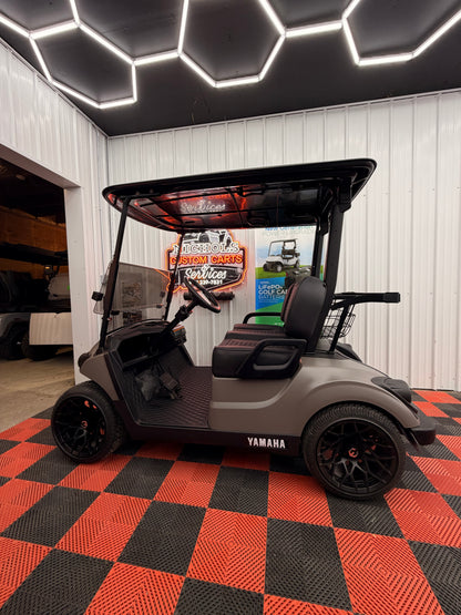 2022 Yamaha Gas EFI (Matte Titan)Street Legal Kit & Luxury Seat