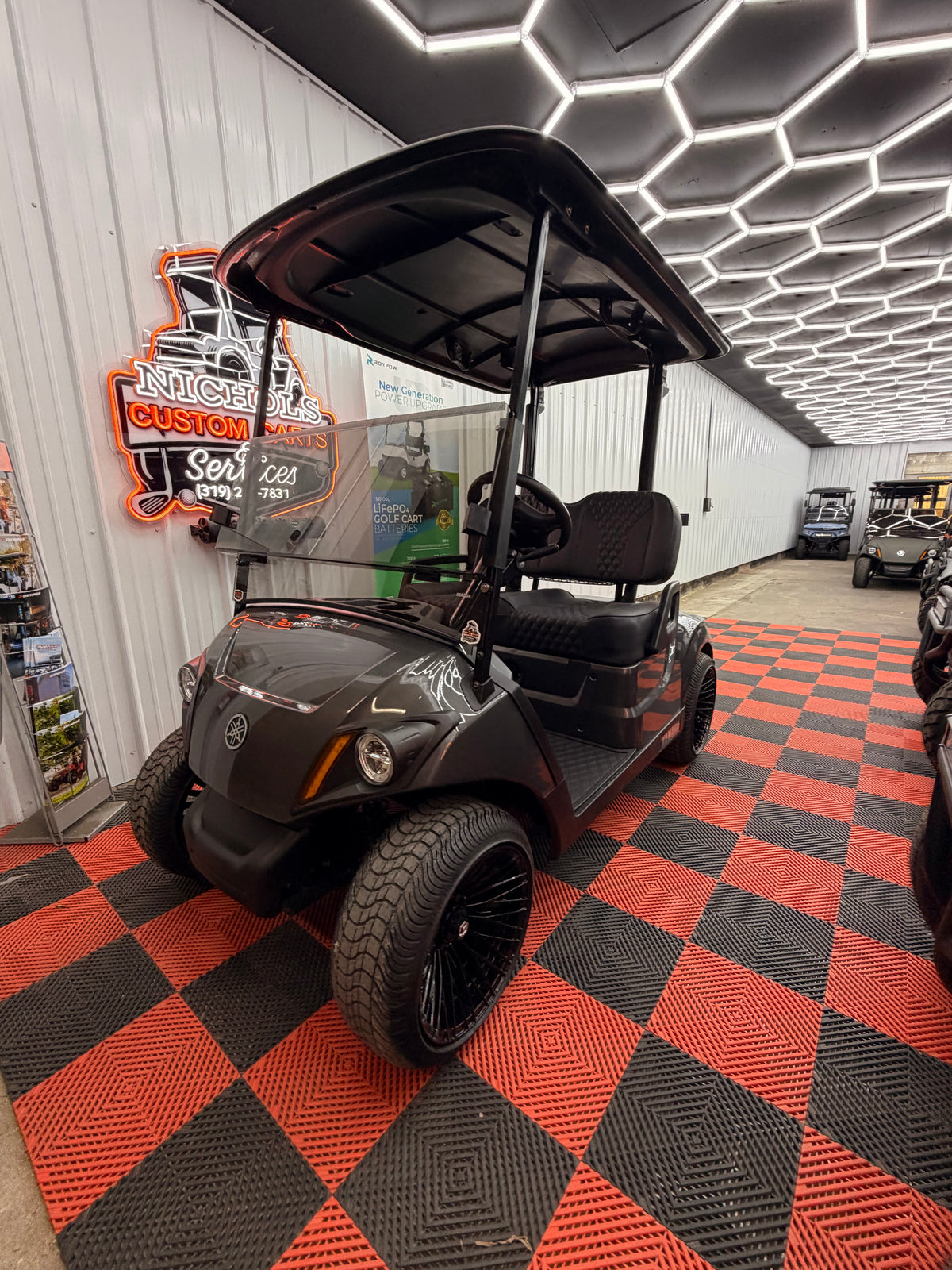 Yamaha AC Lithium Golf Cart Gunmetal