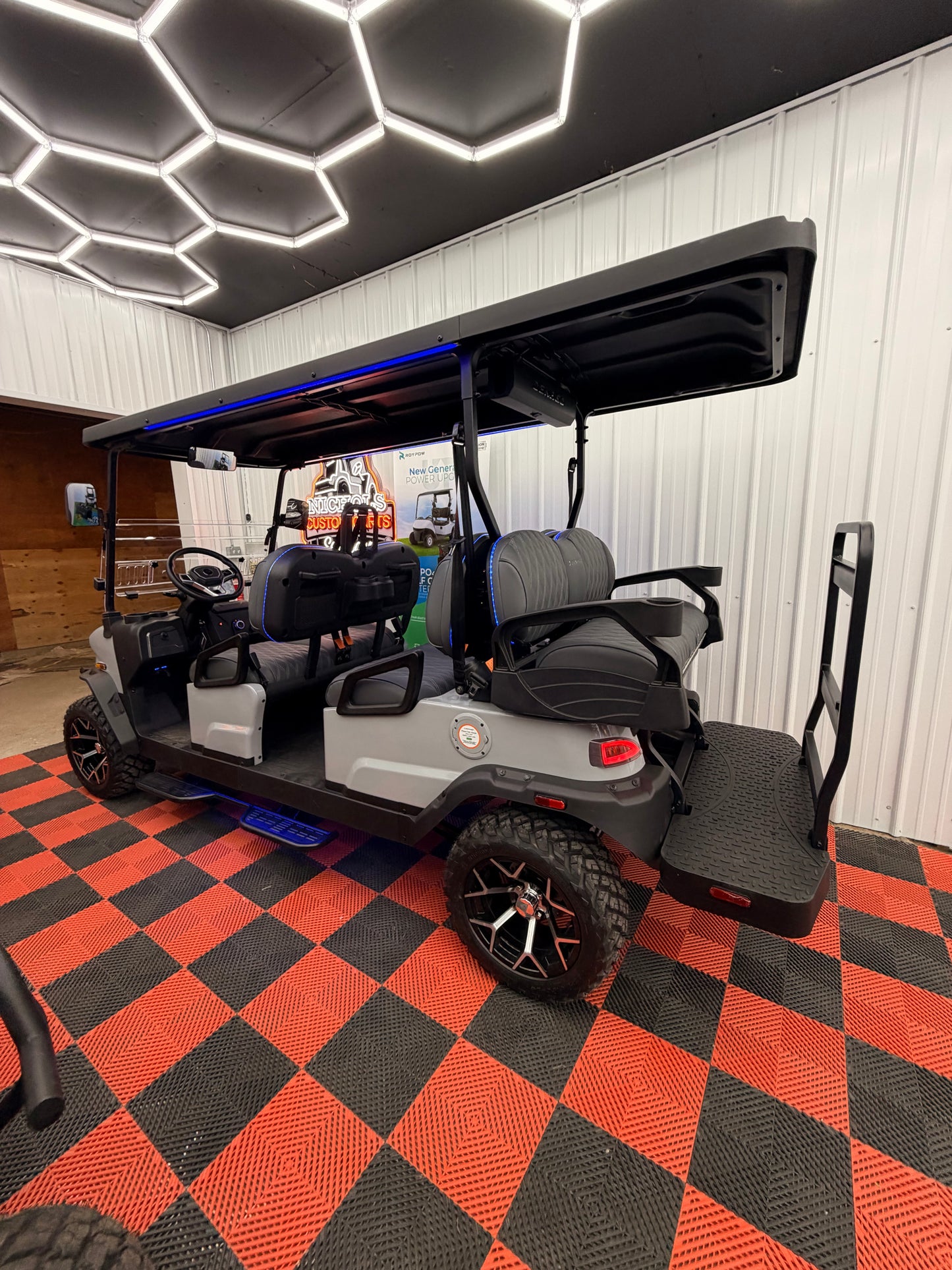 2026 NEW Denago Rover XL6 Passenger Golf Cart Lithium GRAY (48 Months 0% Financing Available)