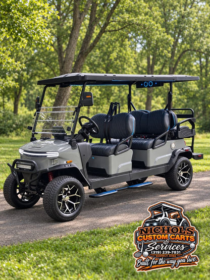 2026 New Denago Rover XL6 LSV/GOLF CART Gen 3(Lava,Grey,Aqua, Red)