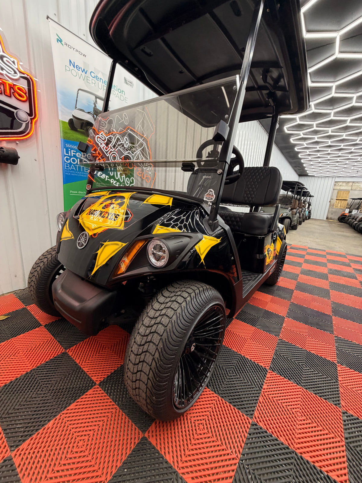 Yamaha AC Lithium Golf Cart(Hawkeye Edition) Street Legal Kit & Luxury 2022