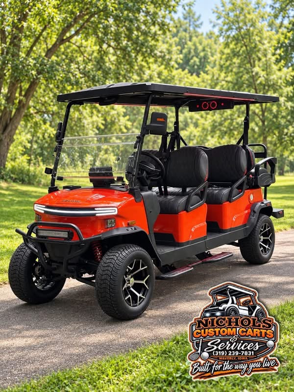 2026 New Denago Rover XL6 LSV/GOLF CART Gen 3(Lava,Grey,Aqua, Red)