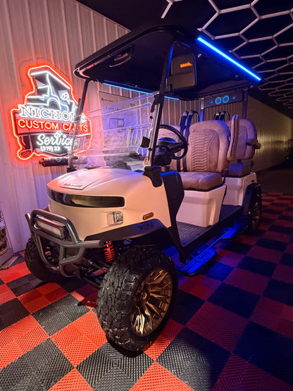 NEW Denago Rover XL 4 Passenger Golf Cart Lithium White Luxury (48 Months 0% Financing Available)