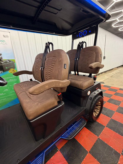 NEW Denago Rover XL 4 Passenger Golf Cart Lithium Matte Black Luxury (48 Months 0% Available)