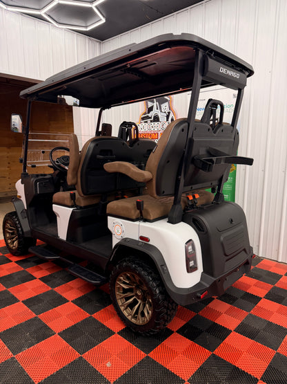 NEW Denago Rover XL 4 Passenger Golf Cart Lithium White Luxury (48 Months 0% Financing Available)