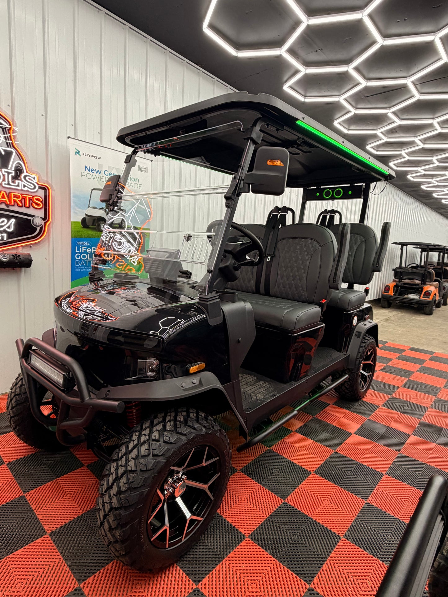 NEW Denago XL Rover Matte Black Lithium(48Month 0% Financing Available) Forward Facing 4 Passenger