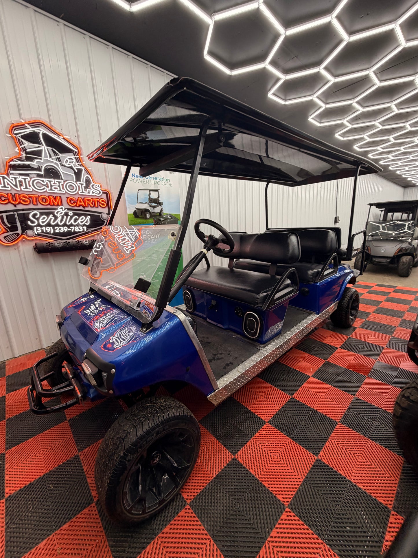 Club Car Gas 6 Passenger Golf Cart
