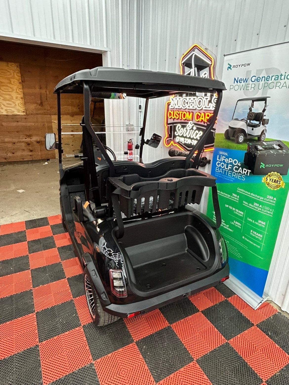 2026 Denago Lithium Scout Golf Cart NEW(Black & Grey)
