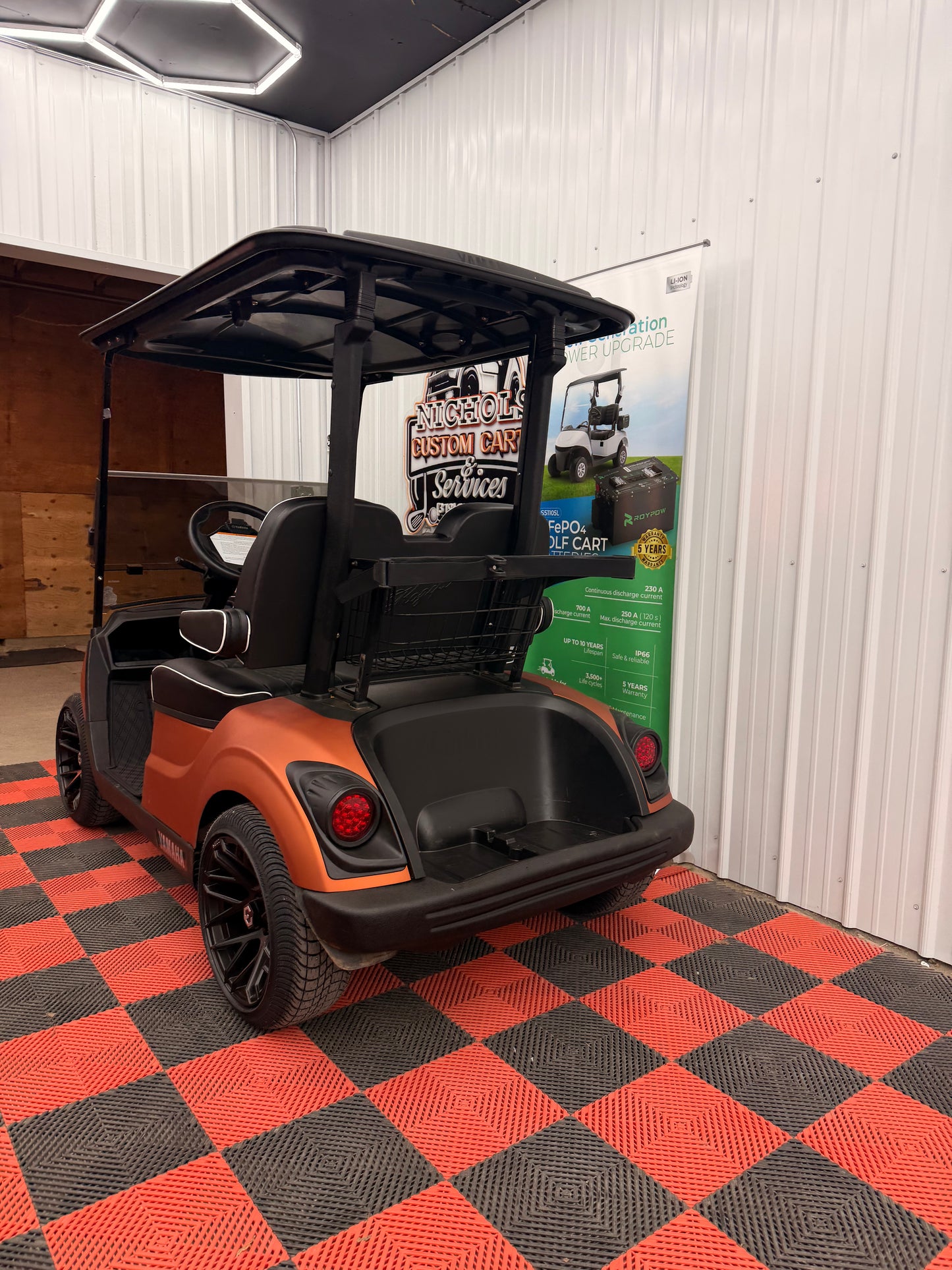 2022 Yamaha Gas EFI (Matte Orange & Street Legal Kit)