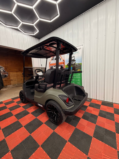 2022 Yamaha Gas EFI (Military Matte Green)Street Legal Kit & Luxury Seat