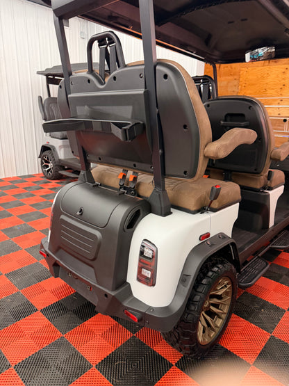 NEW Denago Rover XL 4 Passenger Golf Cart Lithium White Luxury (48 Months 0% Financing Available)