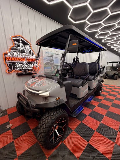 2026 NEW Denago Rover XL6 Passenger Golf Cart Lithium GRAY (48 Months 0% Financing Available)