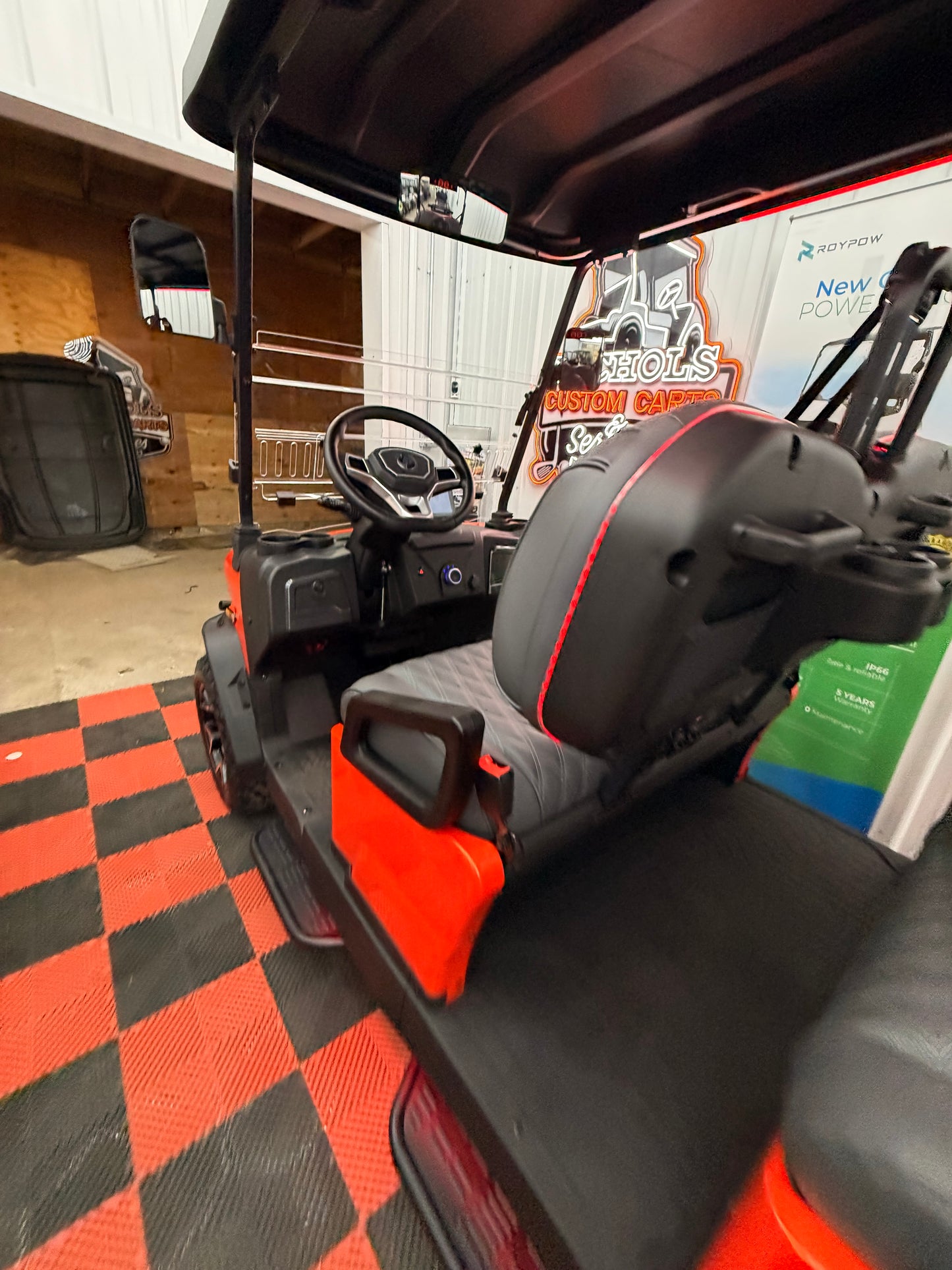 2026 NEW Denago Rover XL6 Passenger Golf Cart Lithium Lava Orange (48 M 0% Financing Available)