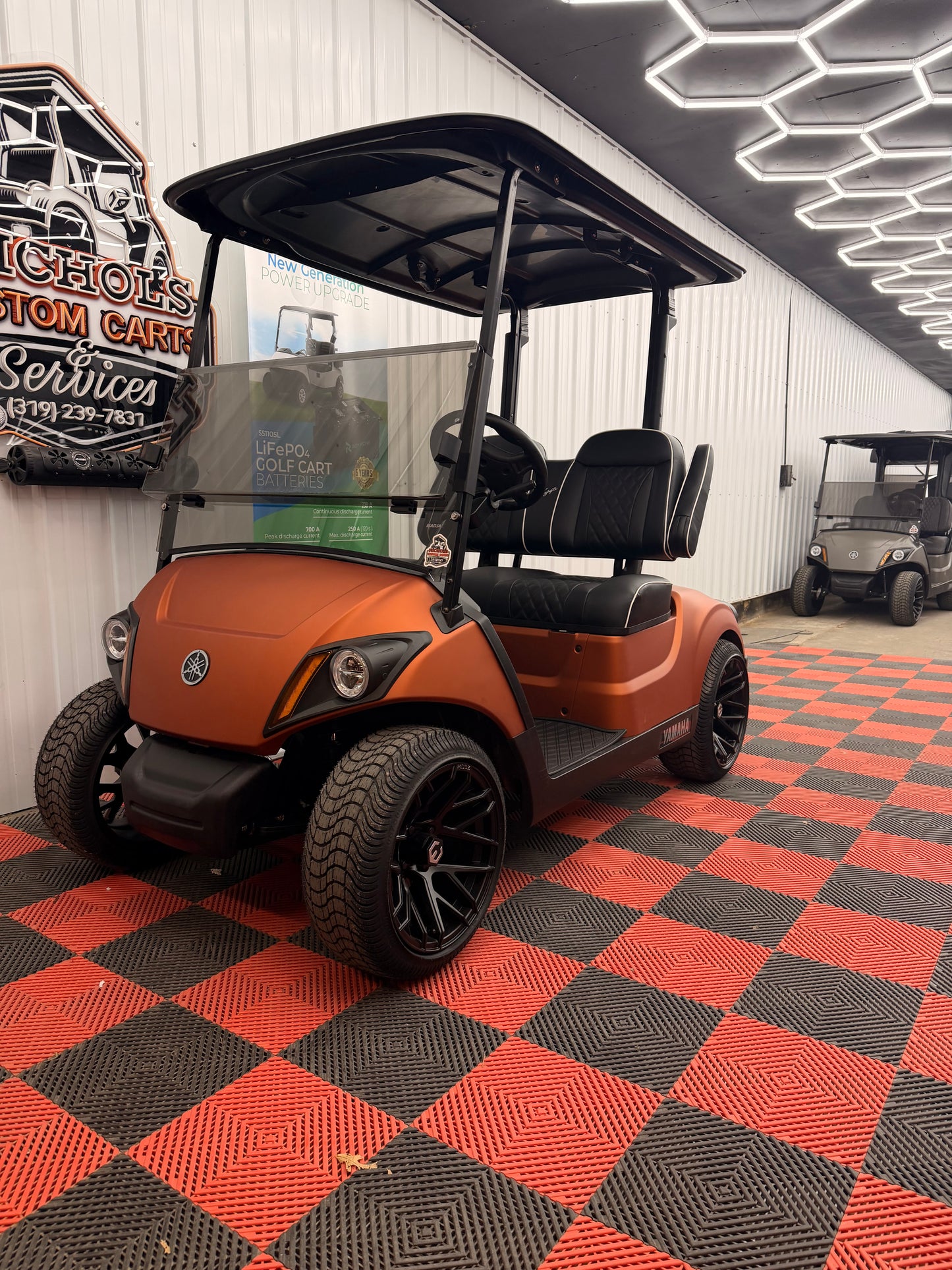 2022 Yamaha Gas EFI (Matte Orange & Street Legal Kit)