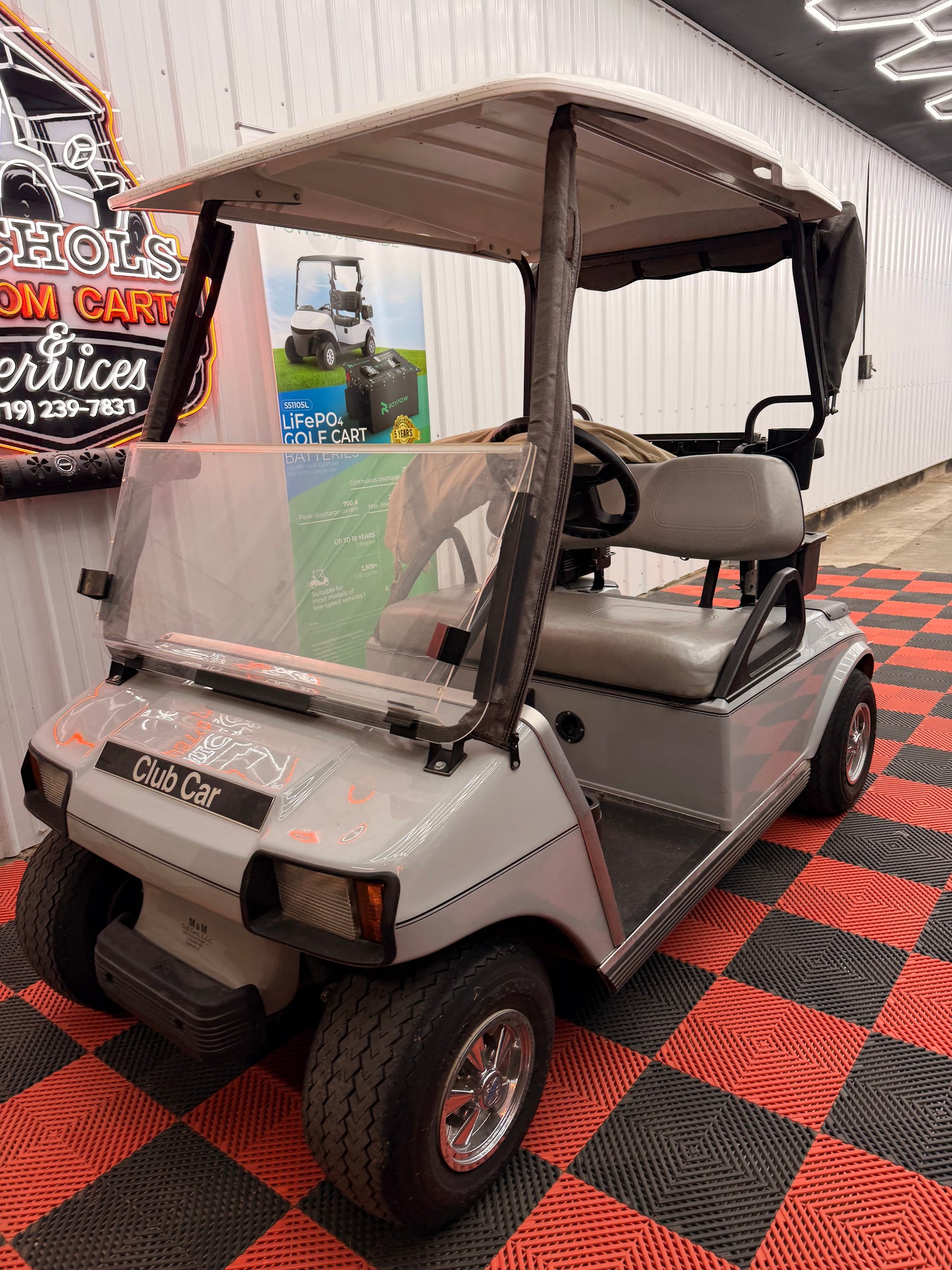 2002 Club Car 48V Loaded Golf Cart