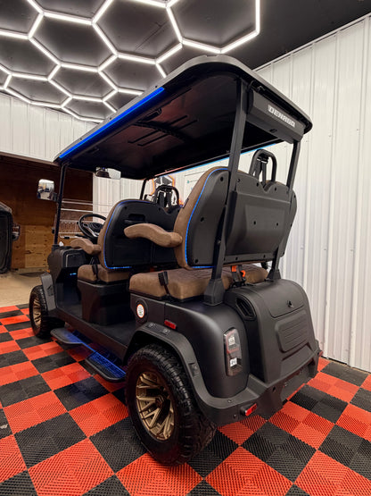 NEW Denago Rover XL 4 Passenger Golf Cart Lithium Matte Black Luxury (48 Months 0% Available)