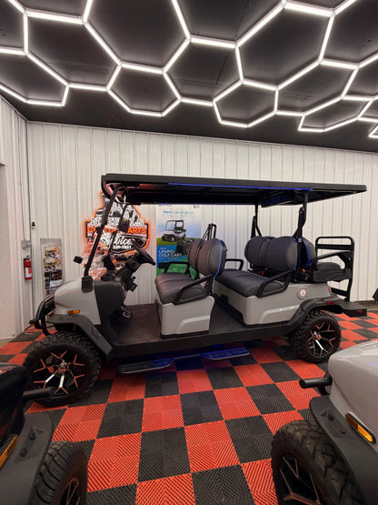 2026 NEW Denago Rover XL6 Passenger Golf Cart Lithium GRAY (48 Months 0% Financing Available)