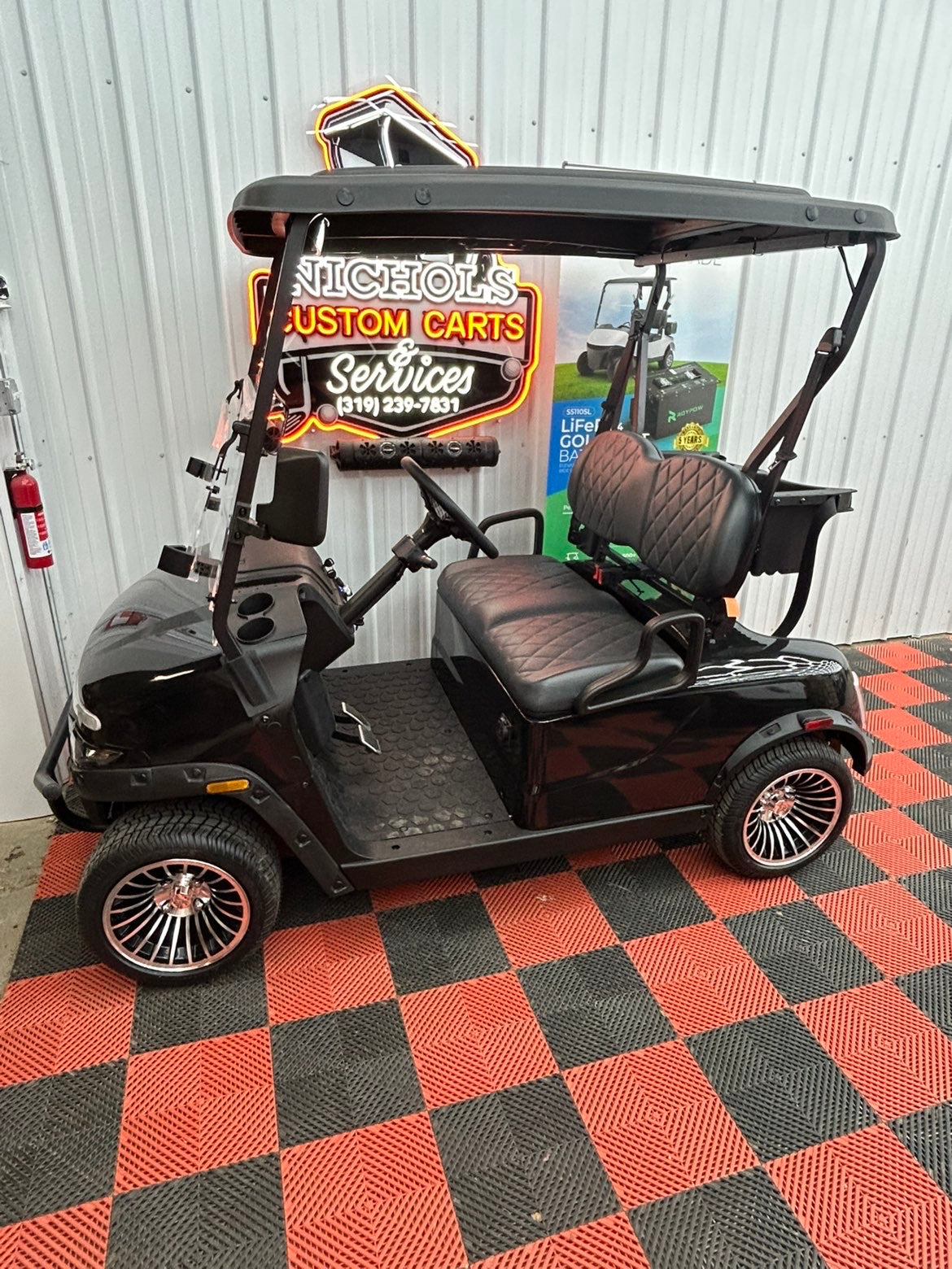 2026 Denago Lithium Scout Golf Cart NEW(Black & Grey)