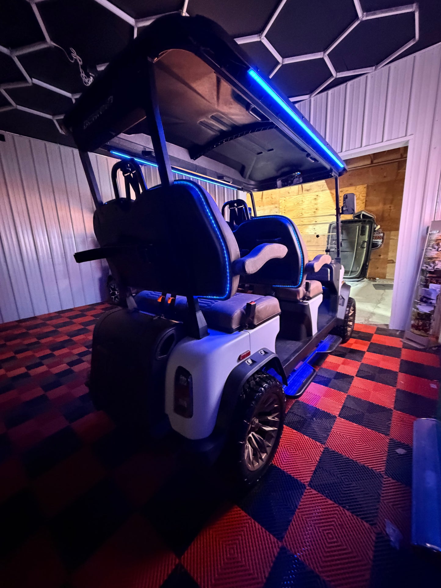 NEW Denago Rover XL 4 Passenger Golf Cart Lithium White Luxury (48 Months 0% Financing Available)