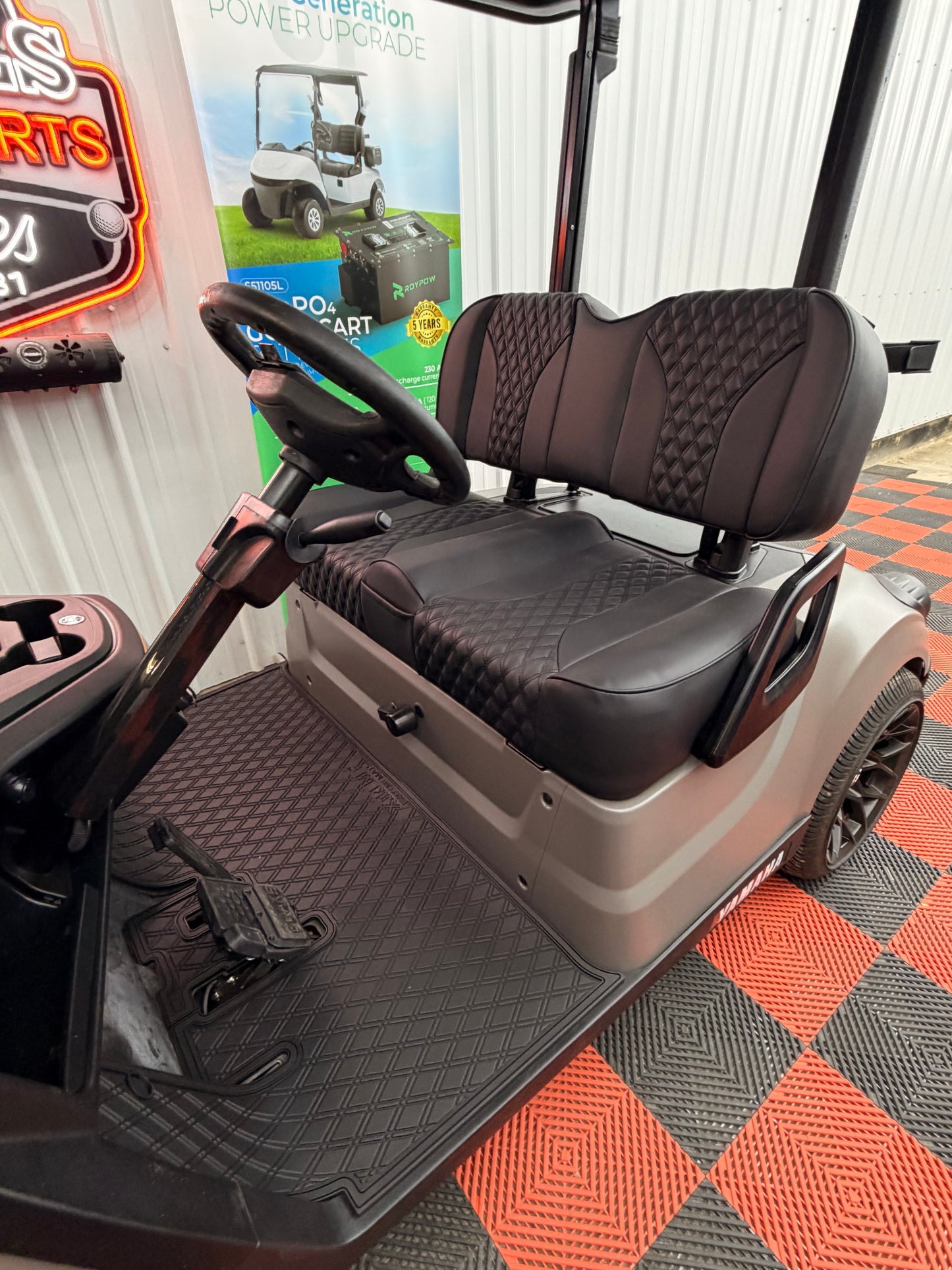 2022 Yamaha Gas EFI (Matte Titan)Street Legal Kit & Luxury Seat