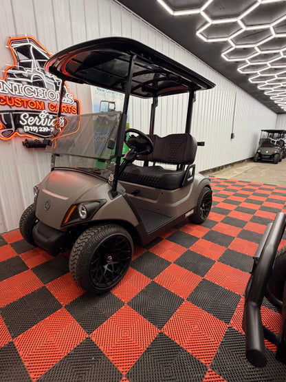 2022 Yamaha Gas EFI (Matte Titan)Street Legal Kit & Luxury Seat