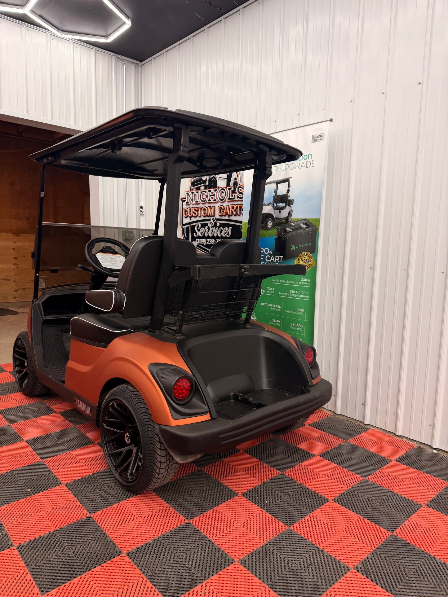 2022 Yamaha Gas EFI (Matte Orange & Street Legal Kit)