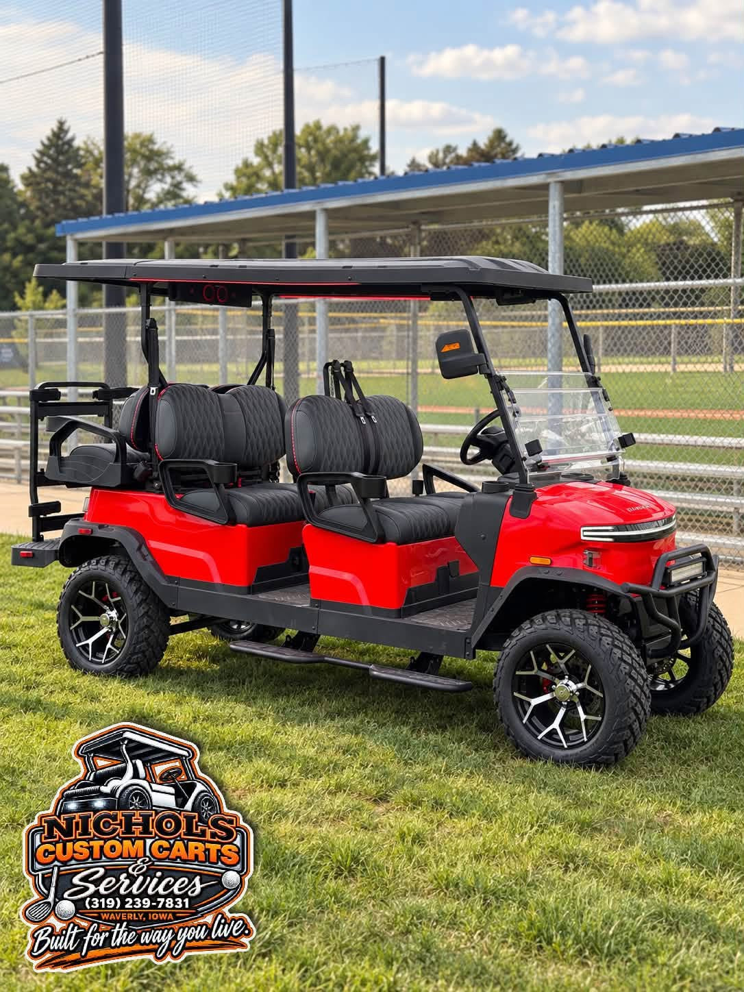 2026 New Denago Rover XL6 LSV/GOLF CART Gen 3(Lava,Grey,Aqua, Red)