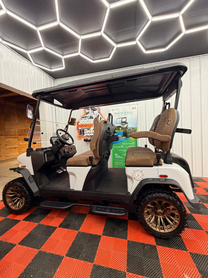 NEW Denago Rover XL 4 Passenger Golf Cart Lithium White Luxury (48 Months 0% Financing Available)