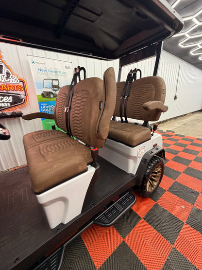 NEW Denago Rover XL 4 Passenger Golf Cart Lithium White Luxury (48 Months 0% Financing Available)
