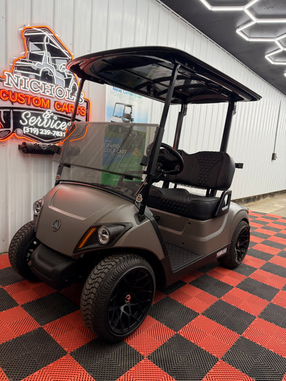 2022 Yamaha Gas EFI (Matte Titan)Street Legal Kit & Luxury Seat