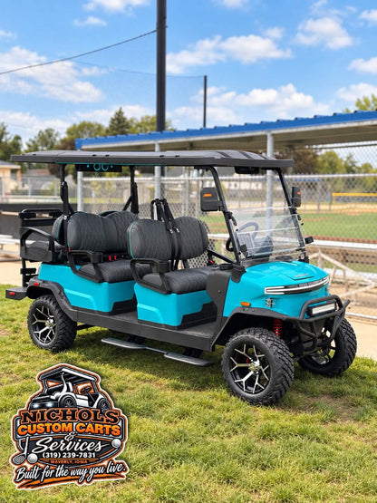 2026 New Denago Rover XL6 LSV/GOLF CART Gen 3(Lava,Grey,Aqua, Red)