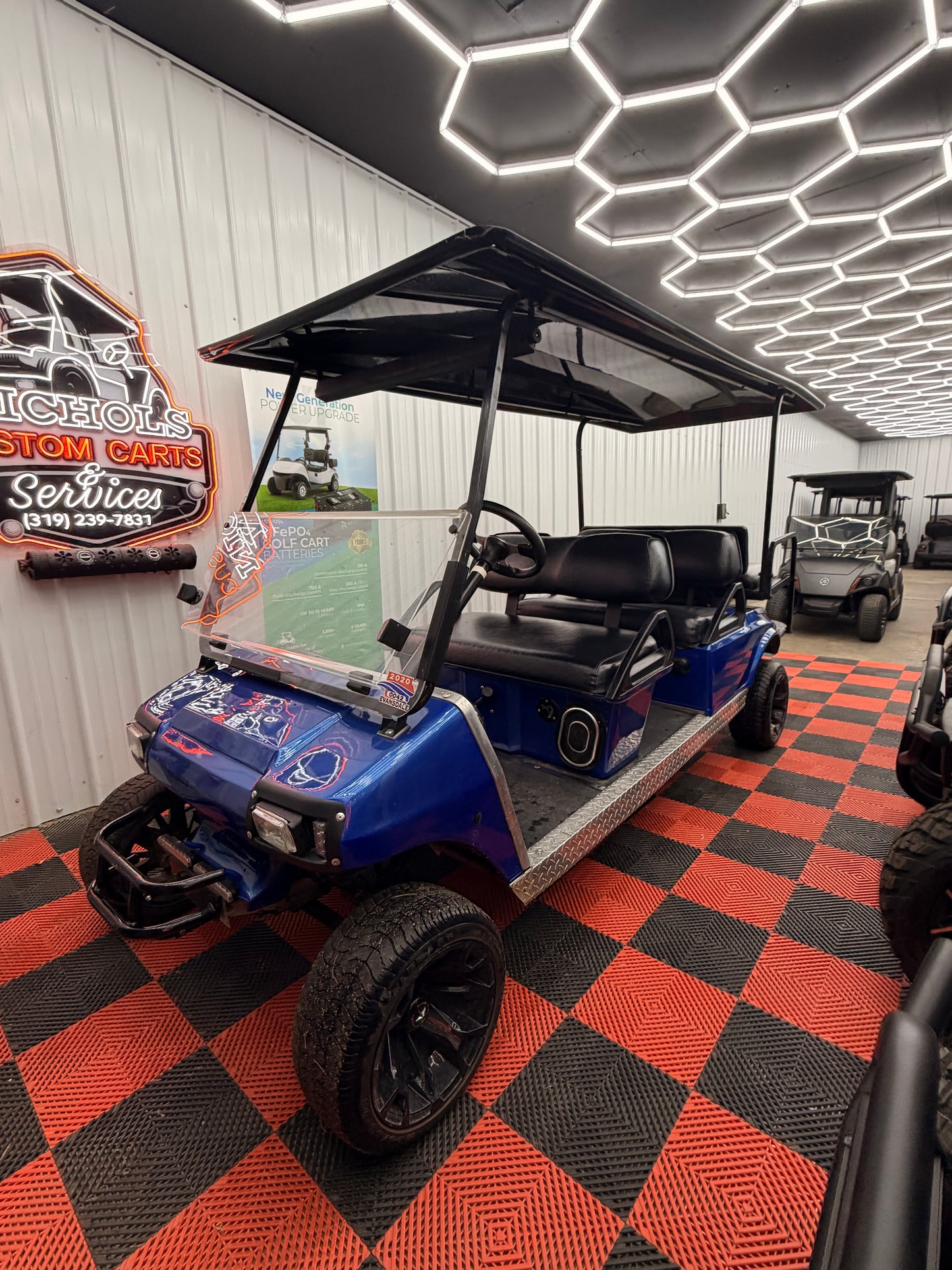 Club Car Gas 6 Passenger Golf Cart