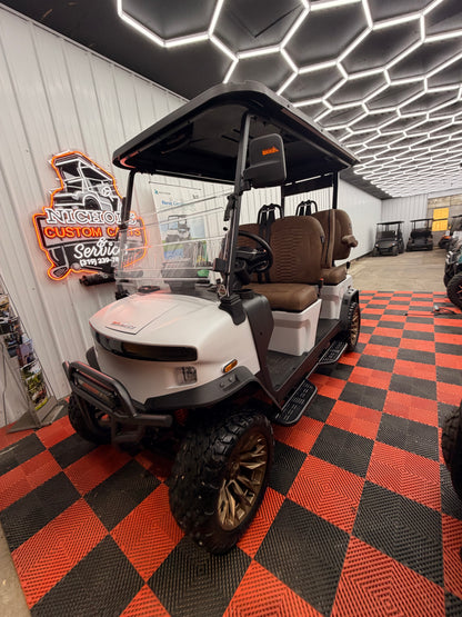 NEW Denago Rover XL 4 Passenger Golf Cart Lithium White Luxury (48 Months 0% Financing Available)