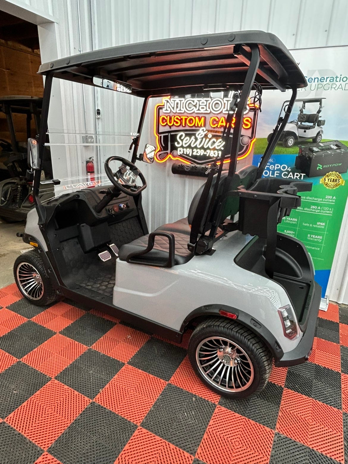 2026 Denago Lithium Scout Golf Cart NEW(Black & Grey)