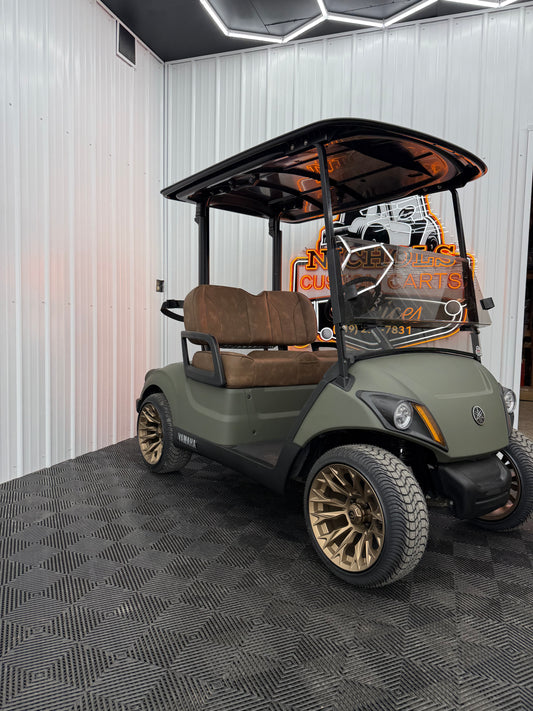 Yamaha Gas EFI (Military Matte Green)Street Legal Kit & Luxury Seat
