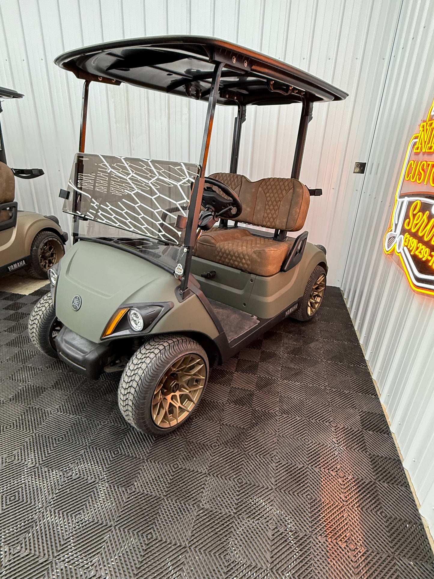 Yamaha AC Lithium Military Matte Green(Street Legal Kit & Luxury Seat)